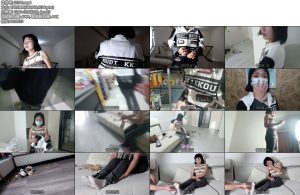 [吴越原创] 可心试镜（第一集）令人心痒的小丫头挑战绳衣外出买袜子挠脚心测试-丝依依