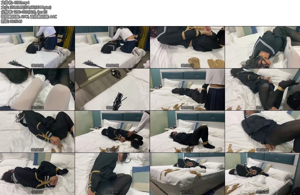 [亚洲绳艺] 玖喵jk伪百合2-丝依依