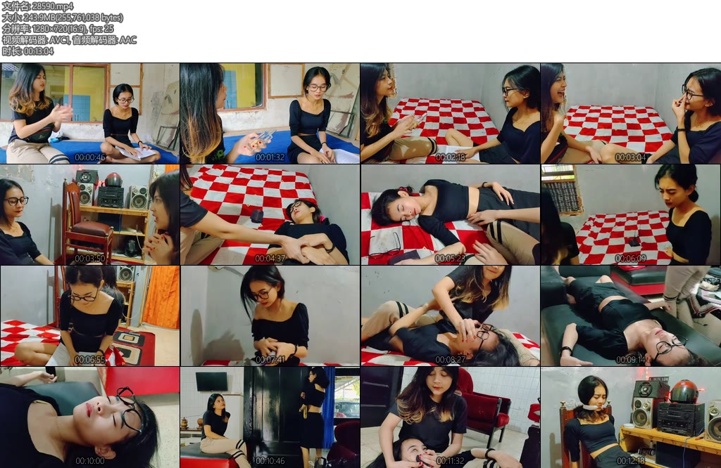 [亚洲绳艺] 夫妻小情趣多次被灌药戴口塞绑在椅子上企图逃跑-丝依依