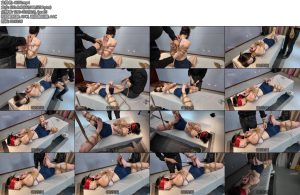 [一绳所爱] 按摩床上的喵喵极限后手观音驷马吊绑-丝依依