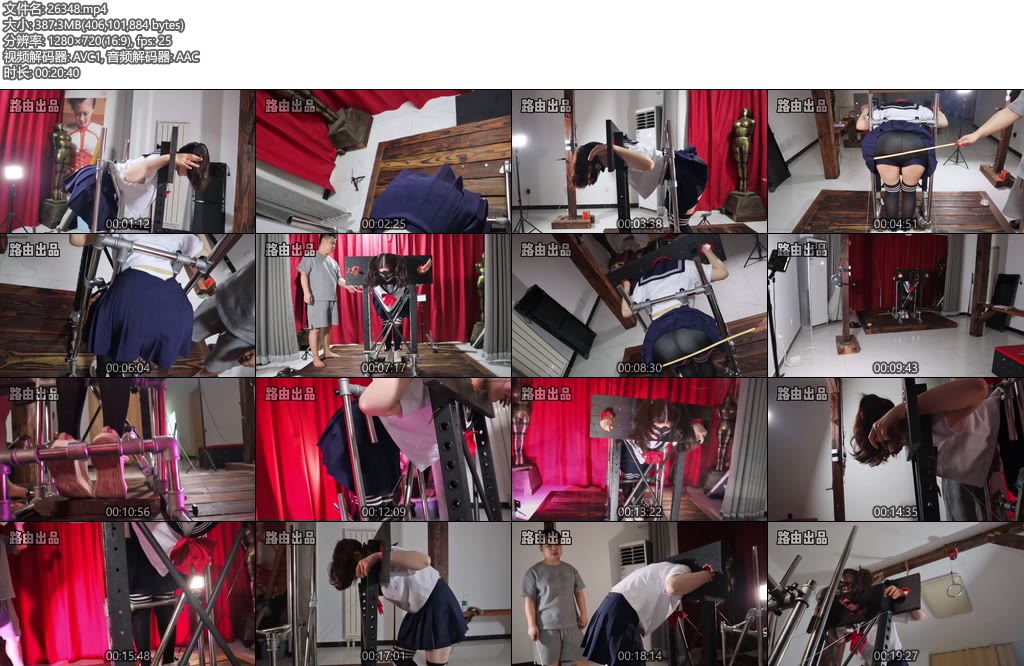 [路由原创] 支架木枷禁锢JK小姐姐-丝依依