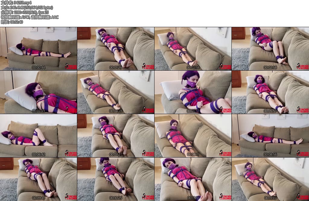 [欧美绳艺] Jeanettes Sofa Struggle-丝依依