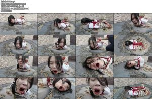 [飞天原创] 新模特语涵口球加压舌口环驷马挣扎-丝依依