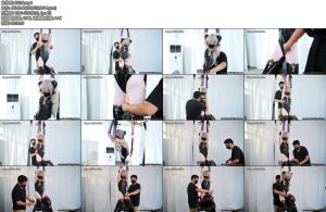 [惩戒学园] 甘雨木马暗夜甘雨的木马惩戒调教小姐姐化身甘雨被放置在木马上原神甘雨COS装置固定强制爱抚强制高朝木马放置电动小舌头-丝依依