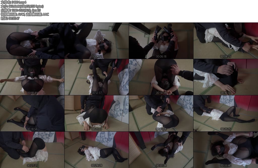 [象人原创] 小0厚黑丝强制拉伸折叠-丝依依