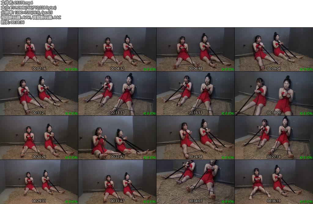 [胜景影视] 双女囚被固定铁器等待-丝依依