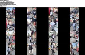 [何沐原创] 模特带着铁链子逛街修鞋-丝依依