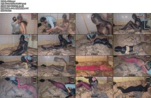 [丝妖久久] 多种自研全包丝袜多层丝袜全包缝合直臂捆绑加单手套丝袜掩埋给首次体验的模特留下心理阴影-丝依依