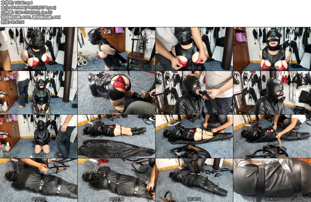 [曼陀原创] 睡袋内的严密拘束-丝依依