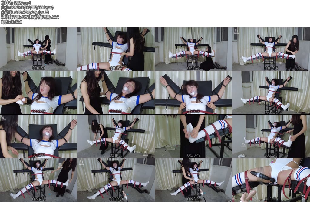 [樱束原创] 老师刑椅惩罚学生 老师开腿刑椅惩罚不听话女学生白内裤堵嘴透明胶带封嘴全身疯狂TK-丝依依