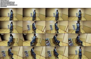 [渎竺原创] 川川欧美图复刻银色胶带椅子缚-丝依依