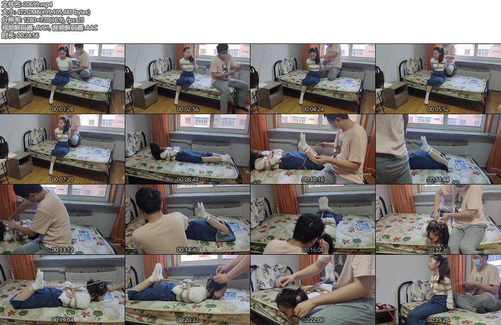 [WN原创] 大学生萌妹小夏的初绑连头驷马，青涩带马具口球-丝依依