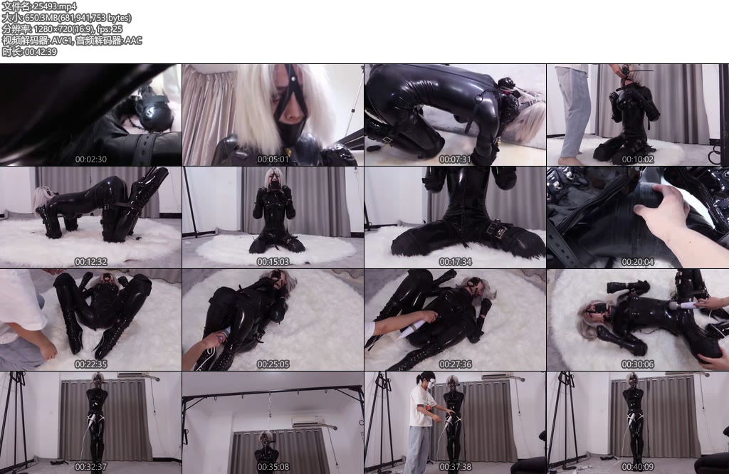 [面具原创] 面具男 胶衣伪娘女声jiojio专项日常狗奴训练榨汁计划那就用拘束带给他四肢上锁再用胶布缠上让他绝不可能逃脱-丝依依