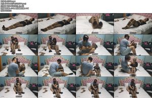 [JS原创] 八月狂欢节 艾可意外遭遇（Part2）女孩惨遭修理工捆绑猥亵网袜丝袜堵嘴胶带快乐棒刺激-丝依依