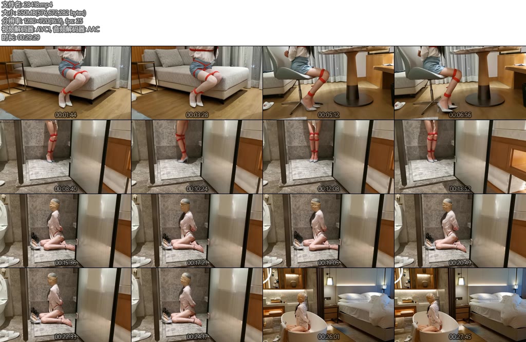 [安妮原创] 浴室风波水刑绷带全包惩戒身心-丝依依