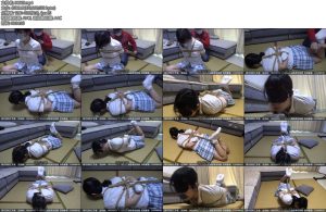 [新月原创] 玉箫定拍白袜驷马手脚两双白袜套起嘴里塞原味扭动挣扎-丝依依