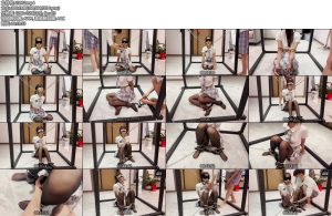 [涵涵原创] 涵涵 铁链 镣铐项圈紧紧固定-丝依依