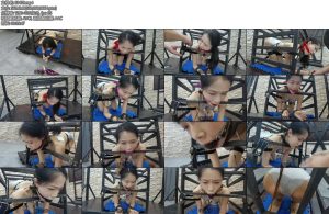 [飞天原创] 把艺仙儿禁锢在袖珍笼子里,4.5至5.5公分y具口球和郊狼电击y塞强制折磨口水和骚水狂流成诃-丝依依