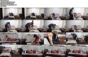 [美束映画] 甘然的圣诞节驷马捆绑-丝依依