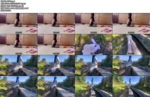 [安妮原创] 户外网袜镣铐立冬后的阳光太温暖了-丝依依