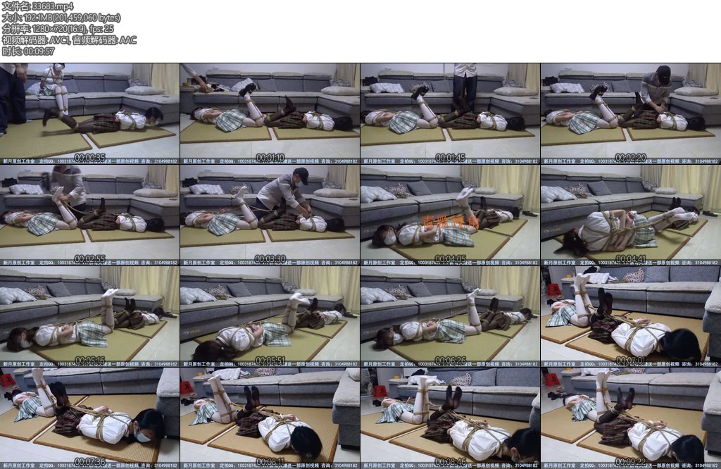 [新月原创] 红豆青歌驷马股绳拔河黑丝白丝非常性感意想不到的结局-丝依依