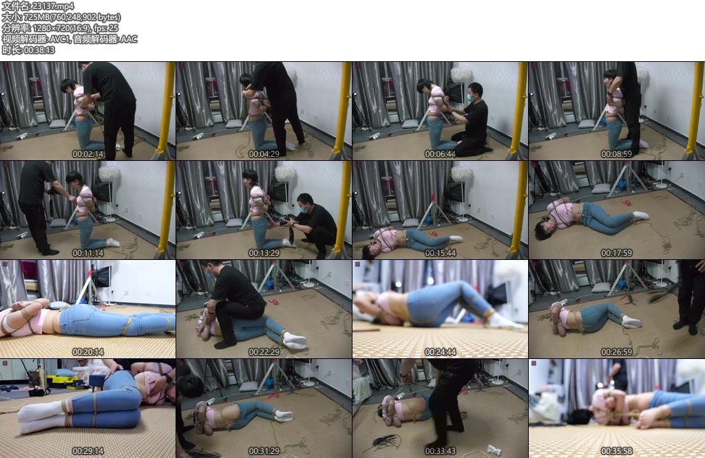 [绳之韵] 唐婉试镜（第三集）白袜后高手跪缚、极限反弓驷马-丝依依