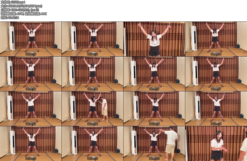 [山鬼原创] 夏可高跟鞋大字手铐固定y具口球堵嘴放置调教一镜到底无任何剪辑-丝依依