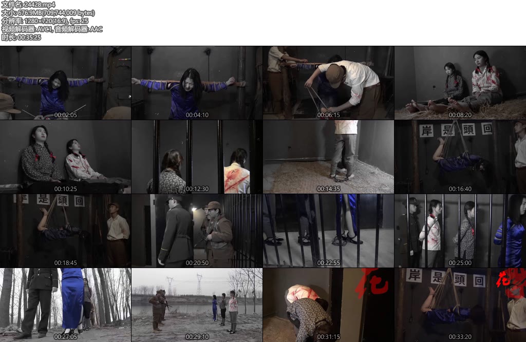 [胜景影视] 血映红梅（下集）王梅和她的同志被敌人抓捕刑讯-丝依依