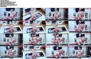 [绳精病] 丝袜全包紧缚的女孩被困在玩具上无法自拔-丝依依