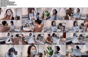 [默示录] 缚艺录小知桌子上的银色胶带全包嘴巴得封严实-丝依依