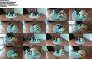 [亚洲绳艺] よつん這い拘束で過ごすバイブとわたし-丝依依