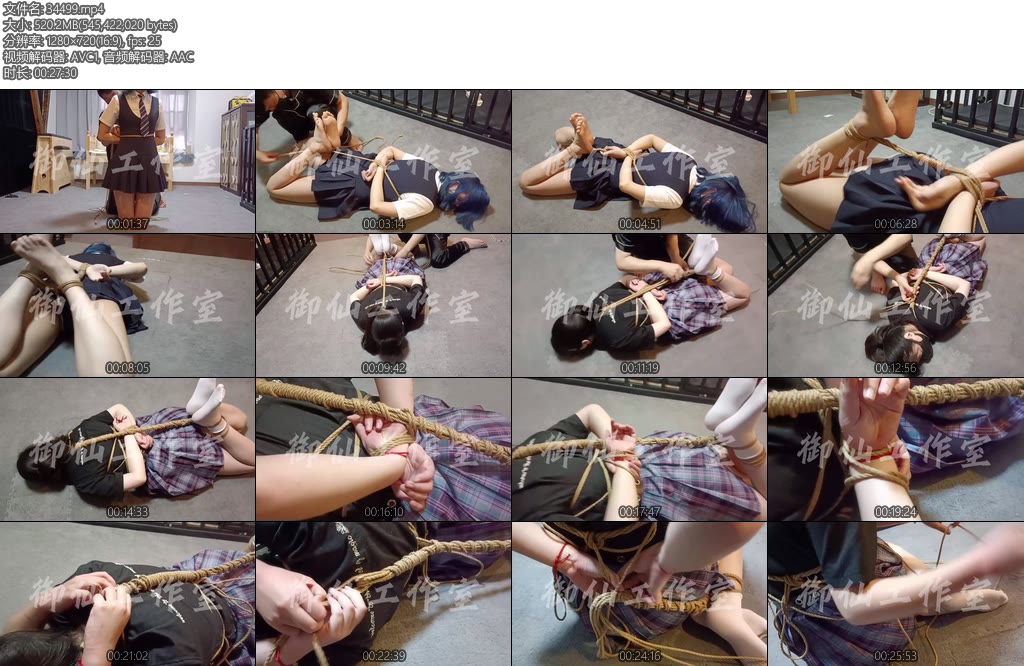 [御仙原创] 挣脱驷马看珺珺和小鹿挣脱驷马让我们看看谁到底技高一筹挣扎过程中痛苦的表情猜猜看到底谁才能挣脱呢-丝依依