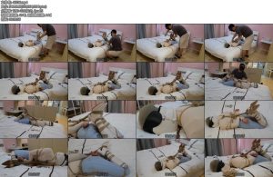 [JS原创] 宫怡全身束缚2严密封堵胶带口罩驷马-丝依依