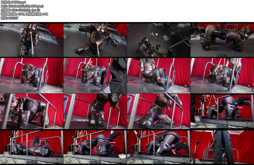 [面具原创] 面具男黑丝伪娘烧货宁宁来面试犬奴结果连最基本的坐姿都不会必须在跑步机上进行榨汁集训-丝依依