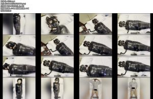 [亚洲绳艺] wangyimei ZX时代03新妹子狸狸的全包木乃伊定时通气贴加官真空袋ZX-丝依依