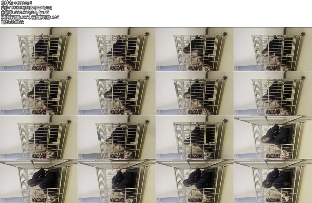 [皖北原创] 皖北绳艺 超美姐姐笼子捆绑下-丝依依