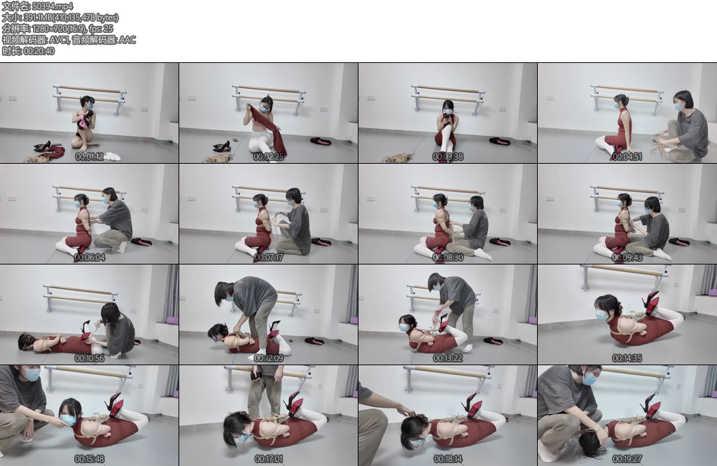 [海砂原创] 歹徒伪装成绳师对御姐极限驷马后套头玩晕-丝依依