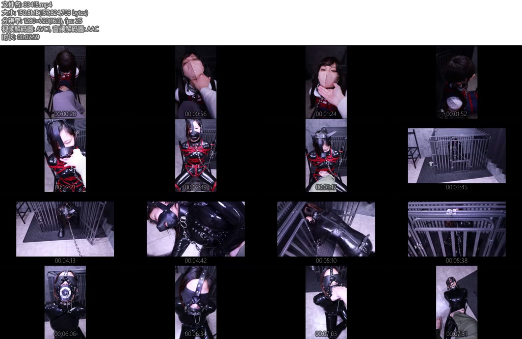 [D-Lemon] 2号屑妹子的乳胶驯服日记双马尾是Lemon主人Durian的二号机妹子，视频内容大概就是她非常非常屑-丝依依