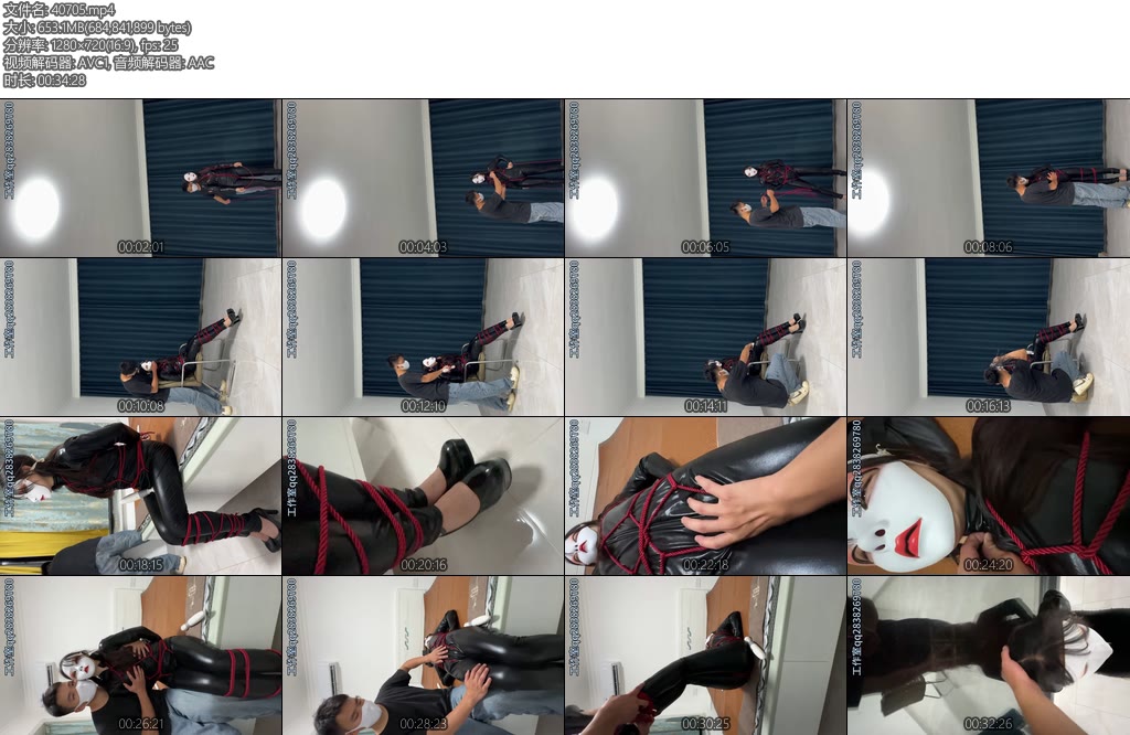 [亚洲绳艺] 比尔闺房调教小嫣试镜紧缚捆绑紧身皮衣调教皮鞭耳光扶手凳爱抚恋足癖-丝依依