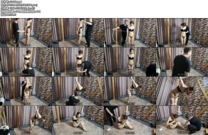 [随心原创] 诺米 性感内衣 白绳直臂 股绳吊 超大黑口球 口水-丝依依