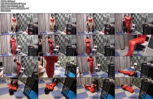 [美曦原创] 美曦任务训练五花大绑之美人鱼先用绳子绑个龟甲缚把腿也绑起来在穿上美人鱼连体丝袜包裹住活脱脱的一个美人鱼就成了-丝依依