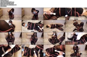 [亚洲绳艺] 冰蓝ol黑丝纪事黑丝捆绑-丝依依