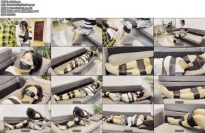 [默示录] 缚艺录小R新模小R很纯真的模特表演力也很在线胶带捆绑封嘴先来一波-丝依依