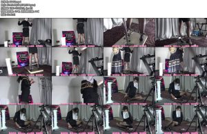 [束心原创] 兰兰黑丝职业套裙站立架强制站立横手版站立架捆绑几个手铐脚镣背铐三部小合集-丝依依