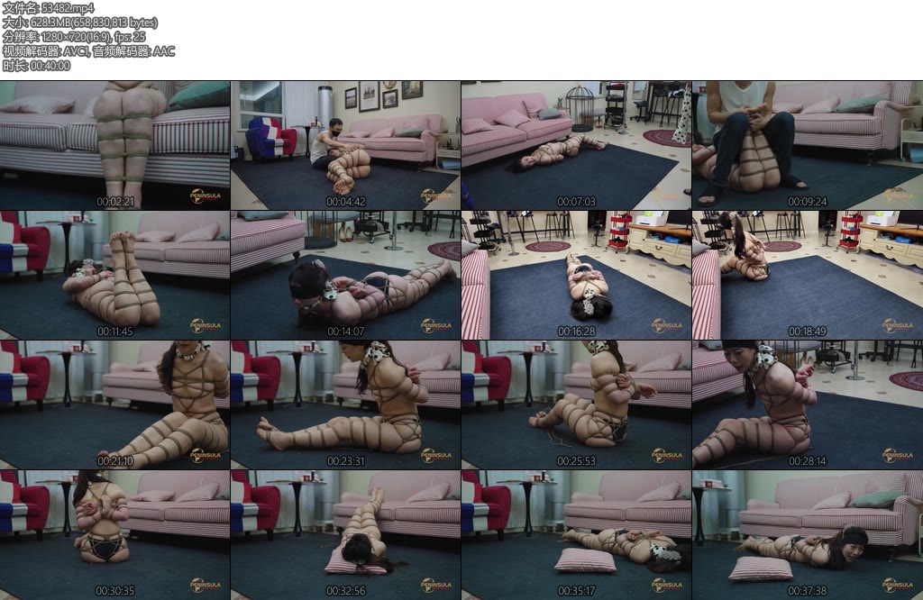 [半岛束艺] 桃子躲不掉的物理马赛克-丝依依