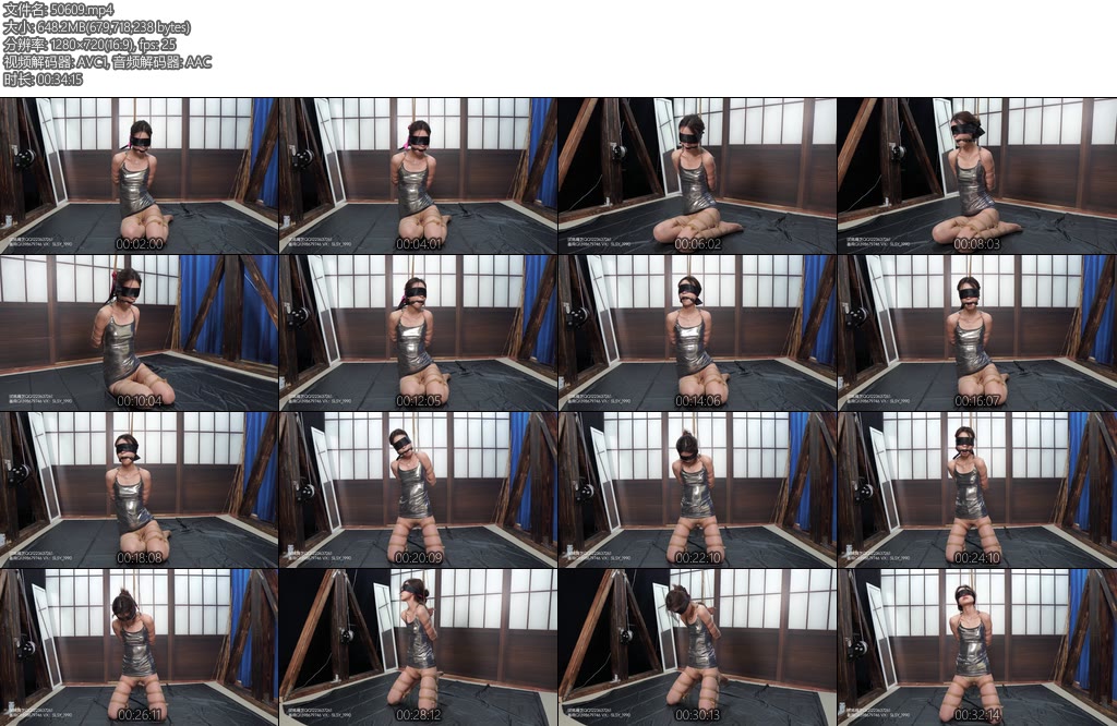 [试炼原创] 倩倩超紧五花折腿缚坐姿跪姿放置-丝依依