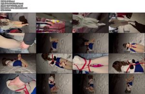 [媚娘原创] 上半身和大腿绑好带上X_X市场遛弯-丝依依