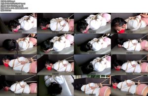 [吴越原创] 勤劳主妇汐汐白衫湿内裤（第四季）极限原味封堵勒脚趾驷马SP痒刑QG重度折磨股绳勒紧的小翘臀与湿内裤持续的捆绑-丝依依