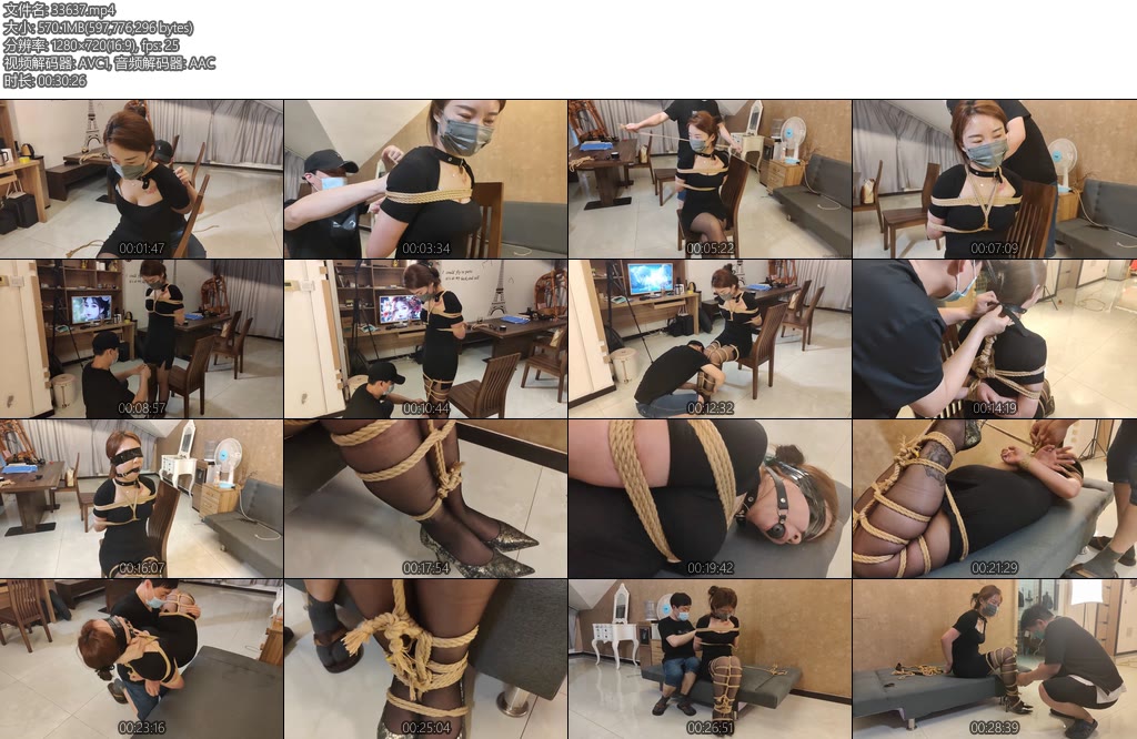 [清晨原创] 剧情秘书风波连衣裙高跟鞋黑丝蒙眼口球打屁股驷马-丝依依