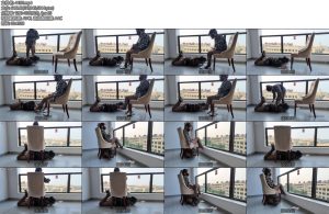 [美曦原创] 绳奴篇4K臻享画质家奴的日常驯化吊头驷马羞耻的被绑在露天阳台上监禁4小时等待着主人回来还得伺候主人舔脚又是玩弄家奴的一天-丝依依